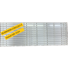 SUNNY SN65LEDA51/0216 - SN65LEDA88-G - AXEN AX65LEDA51/0216 LED BAR - LB-GM3030-CY6512X7-Y - 12 Parça Set